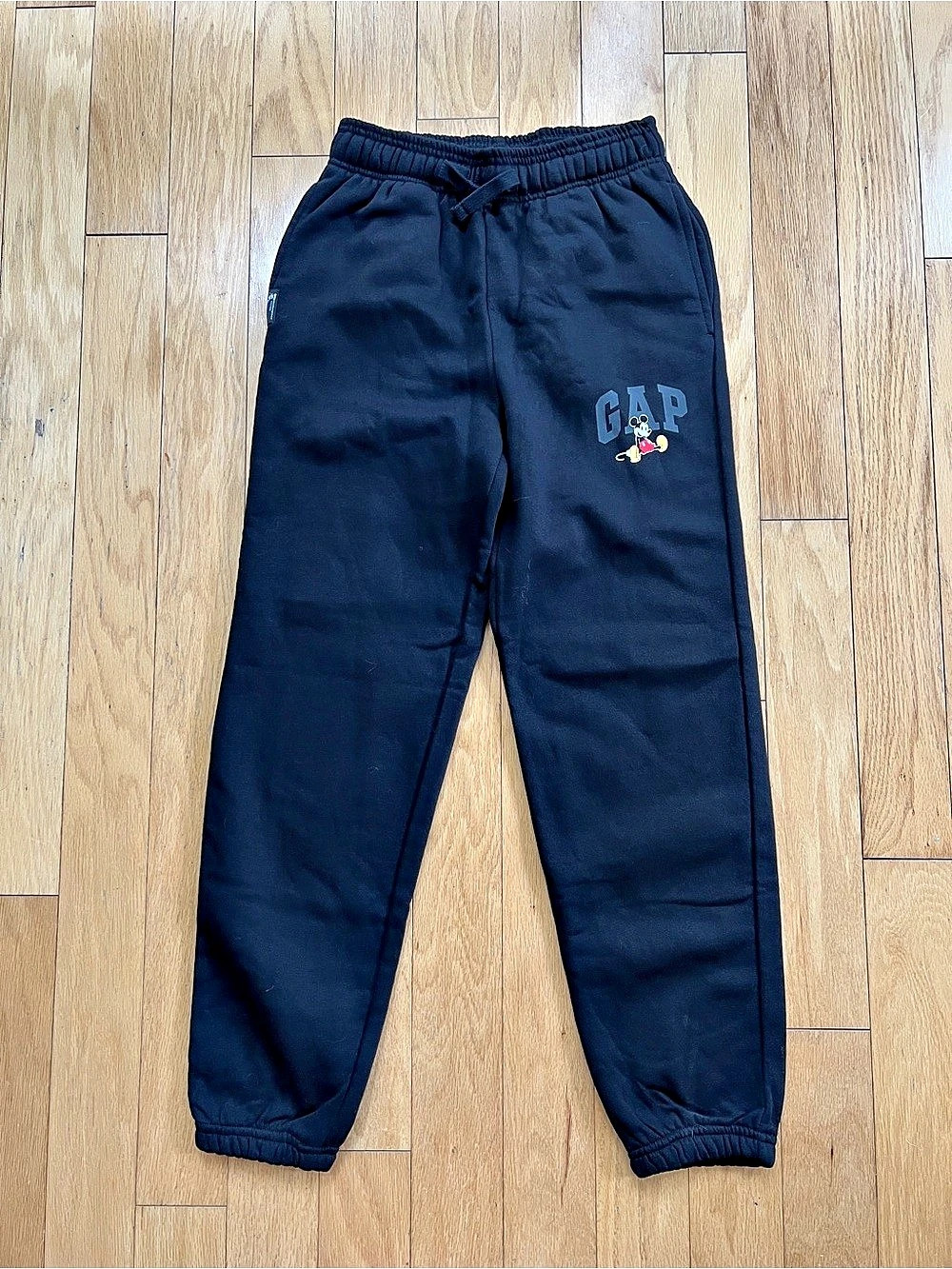 Gap GapKids x Disney Mickey Mouse Logo Joggers  XL Black